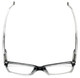 Calabria R125 Authentic Designer Reading Glasses Black Crystal 6 Power Options