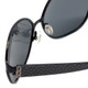 XOXO Authentic Designer Polarized Women's Sunglasses Capri in Black Grey 59 mm