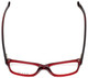 Ecru by Vivid Designer Reading Glasses Collins-062 in Red 53mm