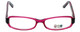 Daisy Fuentes Designer Reading Glasses DFPEACE410-130 in Berry Black 52mm