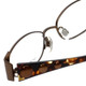 Via Spiga Designer Eyeglasses Adria-560 in Brown 51mm :: Custom Left & Right Lens