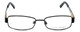 Via Spiga Designer Reading Glasses Lalia-500 in Black 52mm
