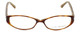 Via Spiga Designer EyeGlasses Striano-620 in Blonde Tortoise Havana Crystal 52mm