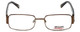 iStamp Designer Eyeglasses XP601M-183 in Brown 52mm :: Custom Left & Right Lens