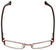 Moda Vision Designer Eyeglasses E3108-RED in Red 49mm :: Rx Single Vision