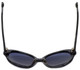 Jonathan Adler Designer Sunglasses Malibu in Black