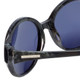 Jonathan Adler Designer Sunglasses Malibu in Black
