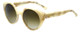 Jonathan Adler Designer Sunglasses Monte Carlo in Bone White Brown Marble Grey