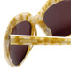 Jonathan Adler Designer Sunglasses St. Tropez in Cream