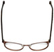 Jonathan Adler Designer Eyeglasses JA105-Brown in Brown 51mm :: Custom Left & Right Lens