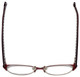 Jonathan Adler Designer Reading Glasses JA101-Bur in Burgundy Red 52mm