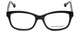 Jonathan Adler Designer Eyeglasses JA313-Black in Black 51mm :: Custom Left & Right Lens