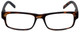 VIP M Readers Designer Reading Glasses 100-MDEMI in Matte Tortoise 52mm