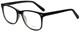 Metro Designer Reading Glasses Metro-35-Black-Crystal in Black Matte Crystal 53m