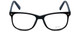 Metro Designer Reading Glasses Metro-35-Black-Navy in Matte Black Navy 53mm