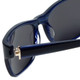 Argyleculture Tatum Designer Sunglasses in Black with Grey Lens