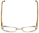 Revlon Designer Eyeglasses 1004 in Satin Gold 54mm :: Custom Left & Right Lens