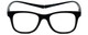 Magz Designer Eyeglasses Chelsea in Black 50mm :: Custom Left & Right Lens