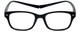 Magz Designer Eyeglasses Greenwich in Black 50mm :: Custom Left & Right Lens