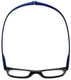 Magz Designer Eyeglasses Chelsea in Black Blue 50mm :: Rx Single Vision