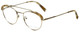 Kendall + Kylie Designer Eyeglasses Shayne KKO132-718 in Light Gold 50mm :: Custom Left & Right Lens