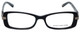 Jones New York Designer Eyeglasses J738 in Black 52mm :: Custom Left & Right Lens