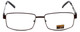 Gotham Style Designer Eyeglasses GS13 in Brown 58mm :: Custom Left & Right Lens