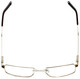 Gotham Style Designer Eyeglasses GS14 in Gold 59mm :: Custom Left & Right Lens