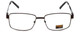 Gotham Style Designer Reading Glasses GS14 in Brown 59mm