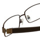 Hackett Designer Eyeglasses HEK1059-10 in Brown 58mm :: Custom Left & Right Lens