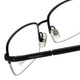 Hackett Designer Reading Glasses HEK1107-01-54 mm Black Marble Brown White Horn