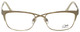 Cazal Designer Eyeglasses Cazal-4214-003 in White Gold 53mm :: Custom Left & Right Lens