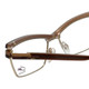 Cazal Designer Reading Glasses Cazal-4216-004 in Brown Beige 54mm