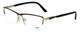 Cazal Designer Reading Glasses 4218-001-55 mm Black Gold Semi-Rimless PICK POWER
