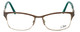 Cazal Designer Reading Glasses Cazal-4233-003 in Gold Green 53mm