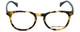 Front View of Eddie Bauer Designer Reading Glasses EB32014-BR in Brown with Blue Light Filter
