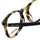 Close up View of Eddie Bauer Designer Reading Glasses EB32205-BR in Brown with Blue Light Filter
