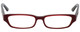 Calabria Designer Eyeglasses 820-RED in Red 50mm :: Rx Single Vision