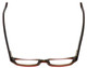 Calabria Designer Eyeglasses 820-RED in Red 50mm :: Rx Single Vision