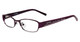 Converse Designer Reading Glasses K006 Purple 49mm Metal All Stars Oval Cat Eye