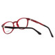 Enhance Kids Prescription Eyeglasses EN4119 46 mm Glossy Matte Black/Crystal Red
