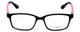 Enhance Kids Prescription Eyeglasses EN4143 44 mm Matte Black/Pink Custom Lenses