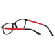 Enhance Kids Prescription Eyeglasses EN4118 48 mm Glossy Matte Black/Red Rx Base