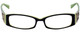 Front View of Calabria Designer Eyeglasses 814 Indigo w/ Blue Light Filter + A/R Lenses