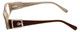 Calabria Designer Eyeglasses 814 Nutmeg w/ Blue Light Filter + A/R Lenses