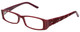 Calabria Designer Eyeglasses 815 Cabernet Blue Light Filter + A/R Lenses