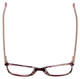 Vivid Ladies Cateye Designer Reading Eyeglasses 893 Marble Wine Red/Purple 52 mm