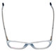 Top View of Vivid Designer Reading Eye Glasses 886 in Blue/Blue Light Filter + A/R Lenses