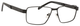Dale Earnhardt, Jr Designer Eyeglasses-Dale Jr 6816 in Satin Black 60mm Custom Lens