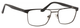 Front View of Esquire Mens EQ1565 Blue Light Blocking Filter+A/R Lenses Eyeglasses Black/Gunme